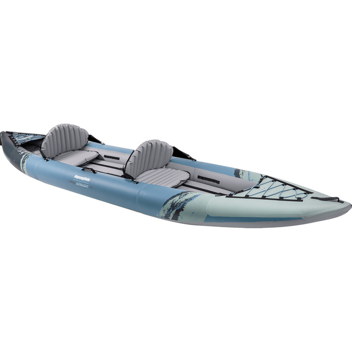 2024 Aquaglide Cirrus Ultralight 150 2 Person Kayak AG-K-CIR - Blue / Grey